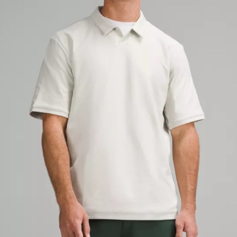 Lululemon Relaxed Fit French Terry Polo‎ XL